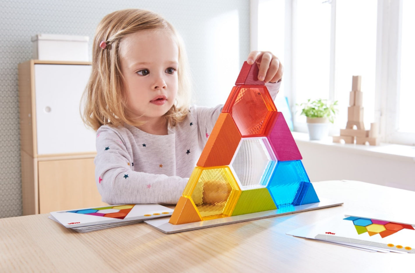 Haba Stacking Cubes on The Farm