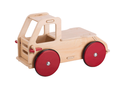 Baby Ride-On and Play Truck Natural