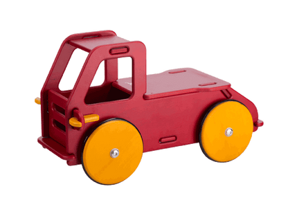 Baby Ride-On and Play Truck Red