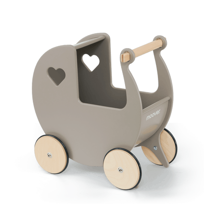 Traditional Doll Stroller Warm Grey