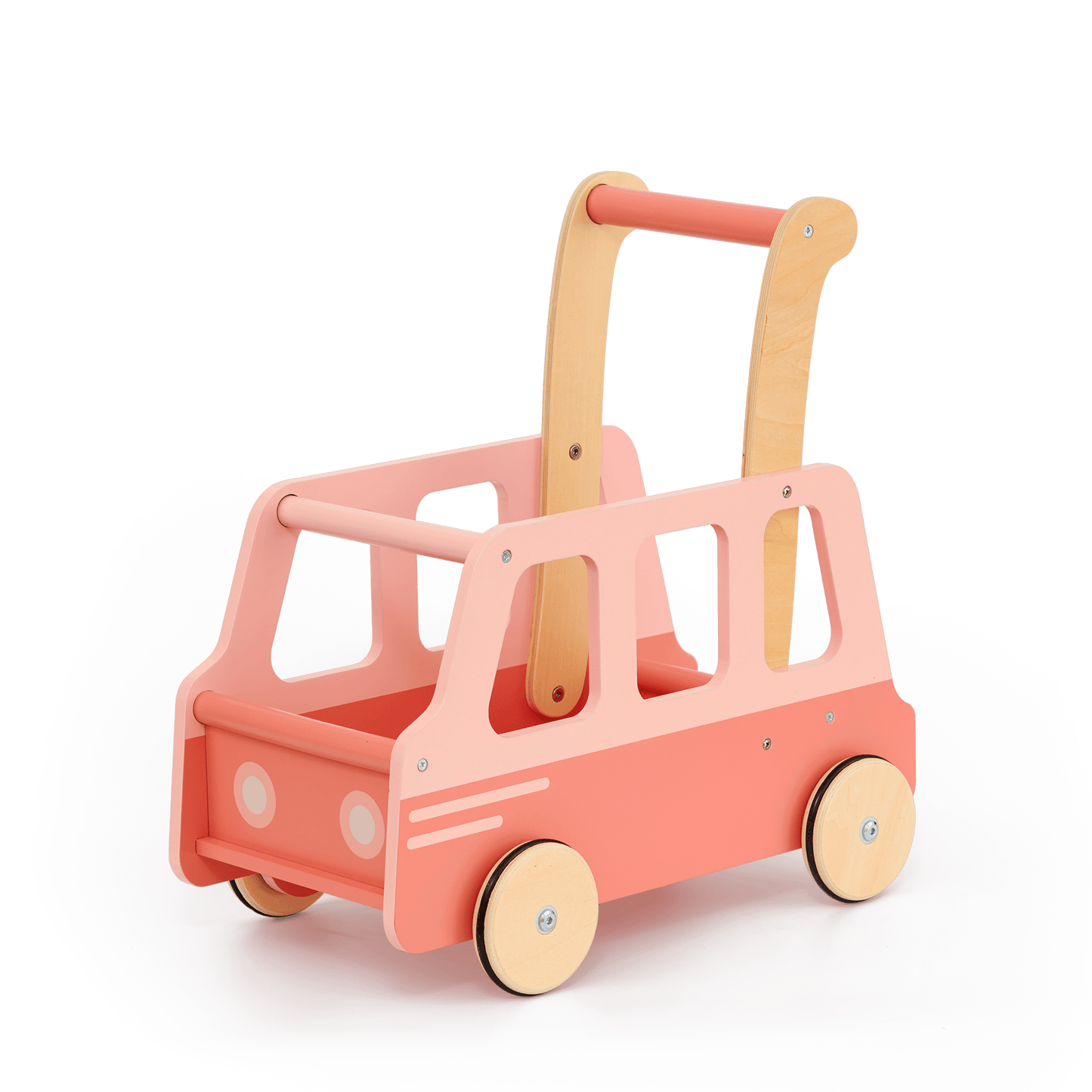 Push School Bus Pink 2337 C flatpacked