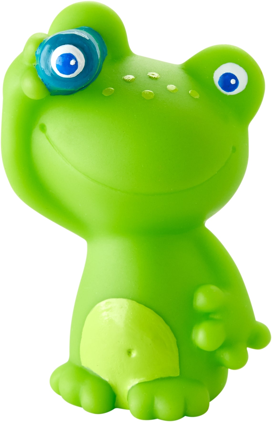 HABA Bath Boat Frog Ahoy with Removable Froggie Finger Puppet